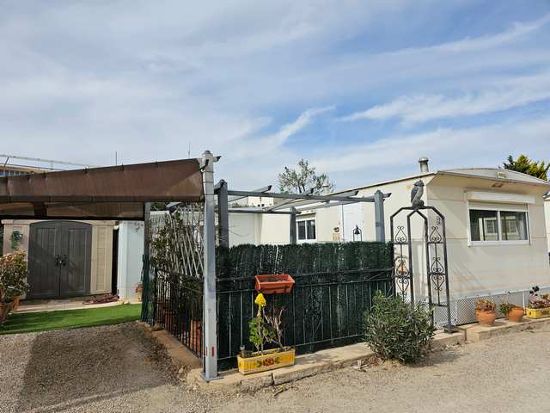 Outside of the home : 2 bed, 1 bath mobile home for sale in Las Adelfas