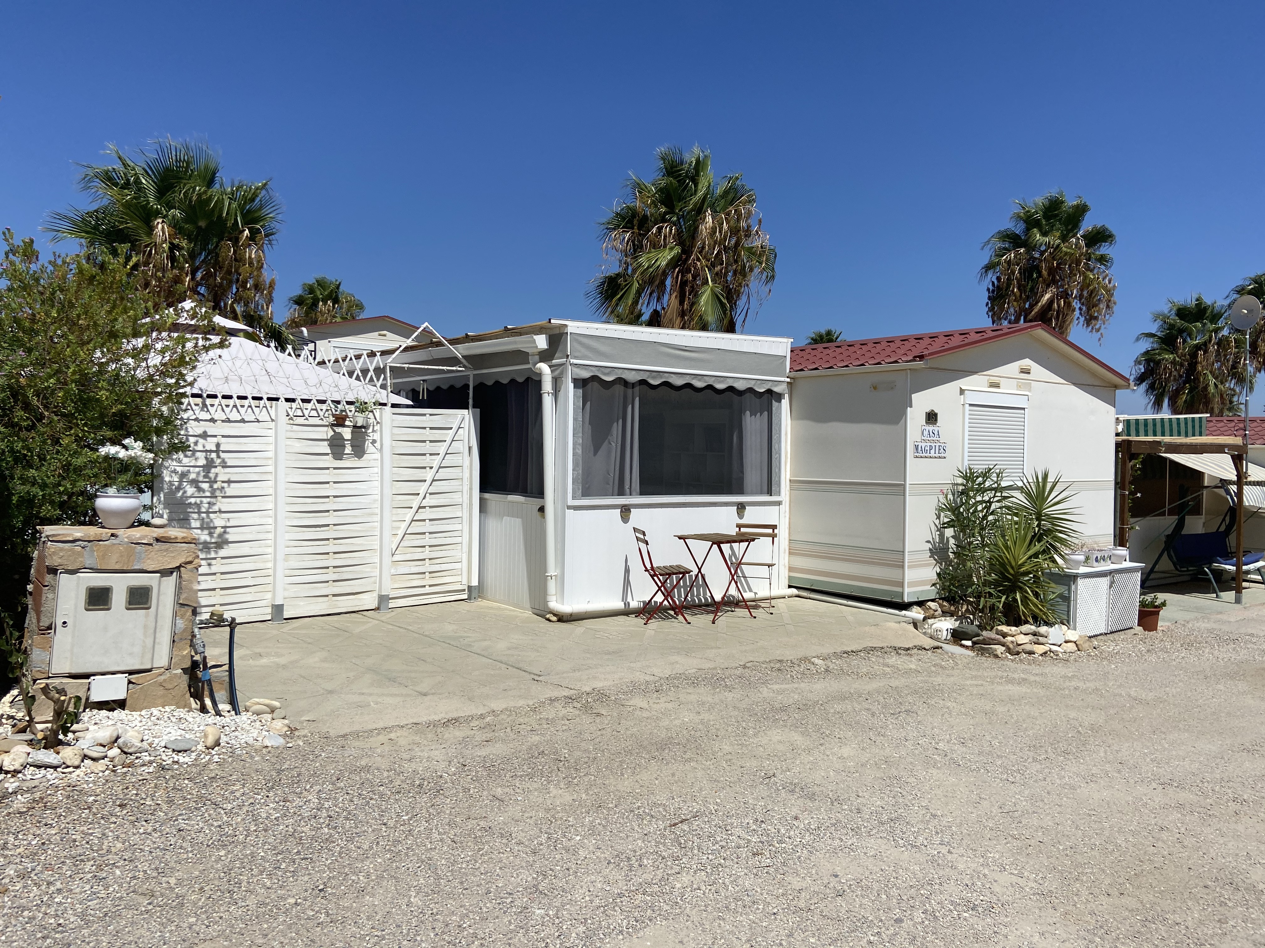 2 bed, 1 bath mobile home for sale in Las Bouganvillas